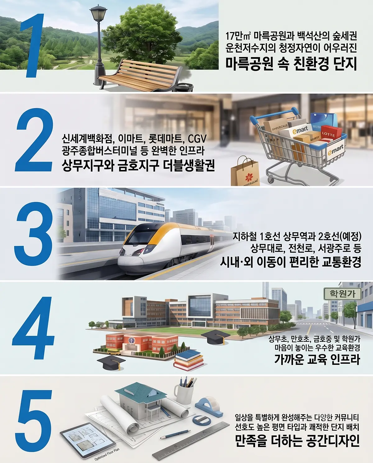 상무 양우내안애 퍼스트힐 아파트 위치